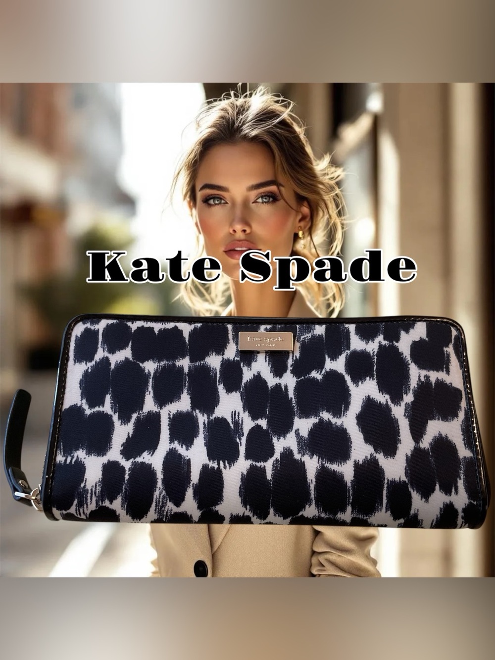 Kate Spade Lindenwood Leopard Wallet